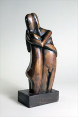 Marg Moll, Lovers, Bronze, H 28 cm, 1928